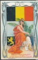 Arms, Flags and Types of Nations trade card Belgium Hauswaldt Kaffee