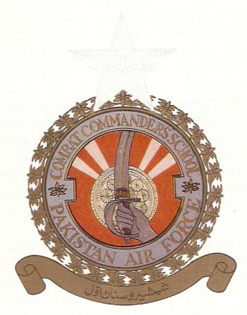Coat of arms (crest) of the Combat Commanders' School, Pakistan Air Force