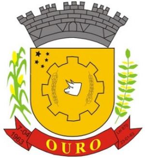 Arms (crest) of Ouro (Santa Catarina)