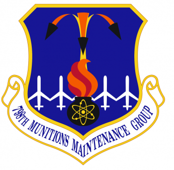 Coat of arms (crest) of the 798th Munitions Maintenance Group, US Air Force