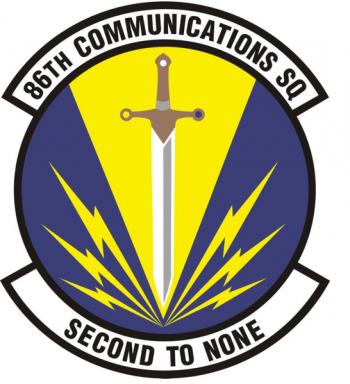 Coat of arms (crest) of the 86th Communications Squadron, US Air Force