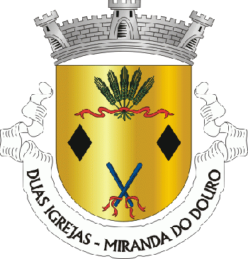 Brasão de Duas Igrejas (Miranda do Douro)/Arms (crest) of Duas Igrejas (Miranda do Douro)