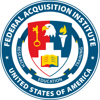 Coat of arms (crest) of Federal Acquisition Institute, USA