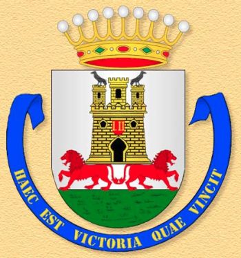 Coat of arms (crest) of the Infantry Regiment La Victoria No 28 (old), Spanish Army
