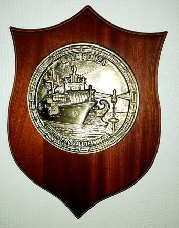 Coat of arms (crest) of the Support Ship Ponza (A 5364), Italian Navy
