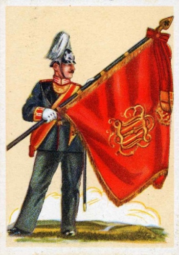 Coat of arms (crest) of Grenadier Regiment Queen Olga (1st Württembergian) No 119, Germany