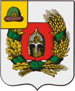 Arms (crest) of Novoderevensky Rayon