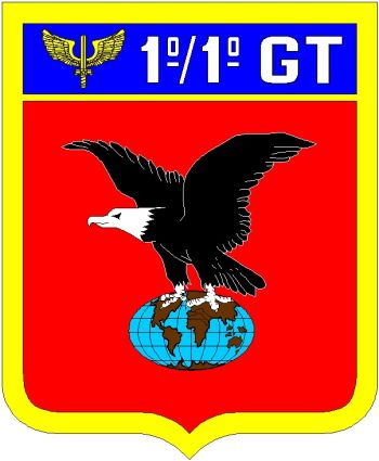 Coat of arms (crest) of the 1st Squadron, 1st Transport Group, Brazilian Air Force