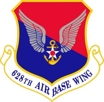 Coat of arms (crest) of the 628th Air Base Wing, US Air Force