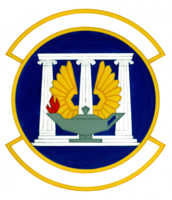 Coat of arms (crest) of the 7028th School Squadron, US Air Force