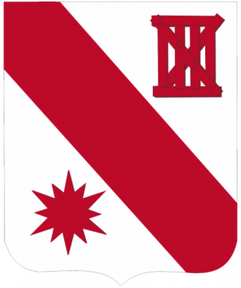 Coat of arms (crest) of the 96th Engineer Battalion, US Army
