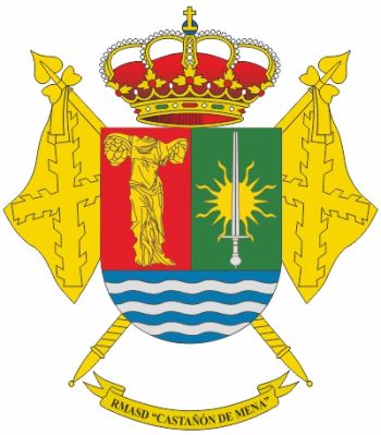 Coat of arms (crest) of the Castañón de Mena Military Residency for Social Action and Rest, Spanish Army