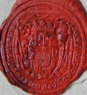 Seal of Franz Anton Adolph von Wagensperg