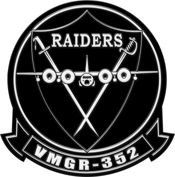 Coat of arms (crest) of VMGR-352 Raiders, USMC