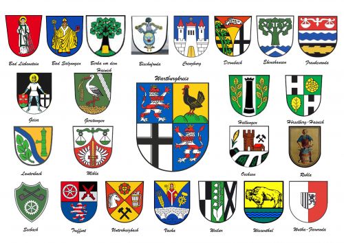 Arms in the Wartburgkreis District