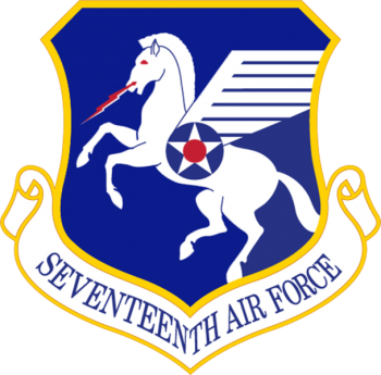Coat of arms (crest) of the 17th Air Force, US Air Force