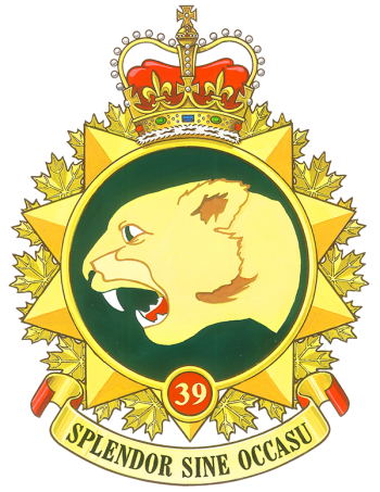 Coat of arms (crest) of the 39 Canadian Brigade Group, Canadian Army