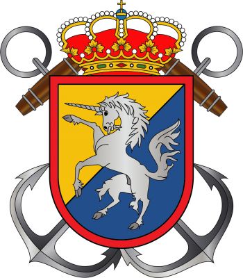 Coat of arms (crest) of 3rd Mechanized Battalion of the Terico of the Navy, Spanish Navy