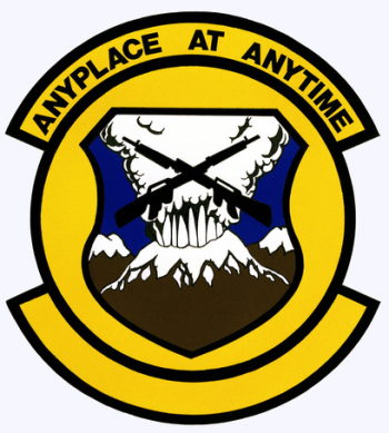 Coat of arms (crest) of the 446th Security Police Flight, US Air Force