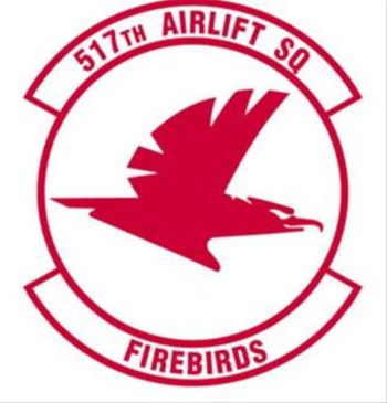 Coat of arms (crest) of the 517th Airlift Squadron, US Air Force
