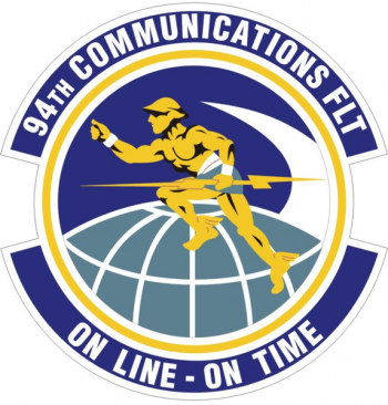 Coat of arms (crest) of the 94th Communications Squadron, US Air Force