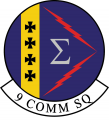 9th Communications Squadron, US Air Force.png