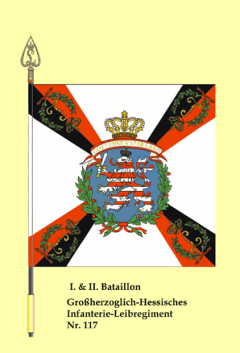 Coat of arms (crest) of Infantry Regiment Grand Duchess (3rd Grand Ducal Hessian) No 117, Germany