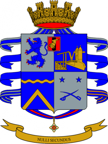 Coat of arms (crest) of the 2nd Bersaglieri Regiment, Italian Army