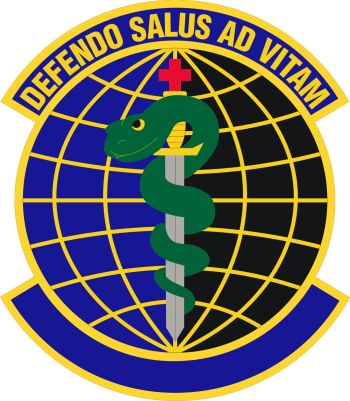 Coat of arms (crest) of the 1st Special Operations Medical Readiness Squadron, US Air Force