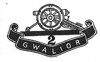 Coat of arms (crest) of the 2nd Gwalior Mountain Battery, Gwalior