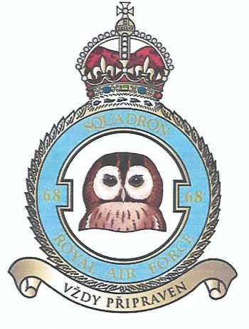 Coat of arms (crest) of the No 68 Squadron, Royal Air Force