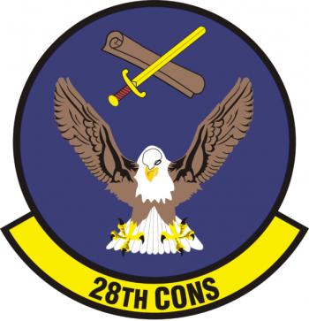Coat of arms (crest) of the 28th Contracting Squadron, US Air Force