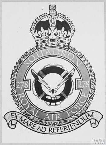 Coat of arms (crest) of the No 278 Squadron, Royal Air Force