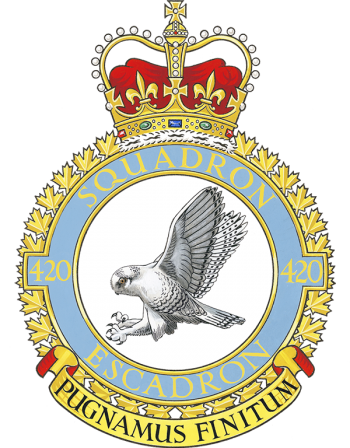 Coat of arms (crest) of No 420 Squadron, Royal Canadian Air Force