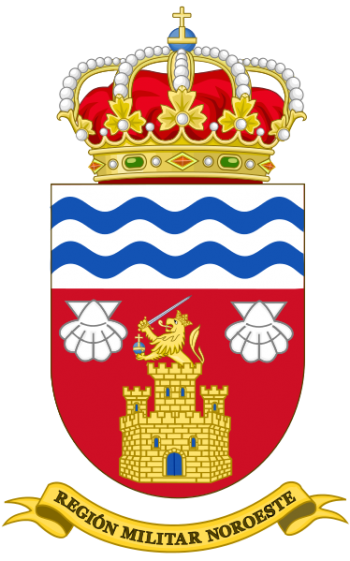 Arms of Northwestern Military Region, Spanish Army