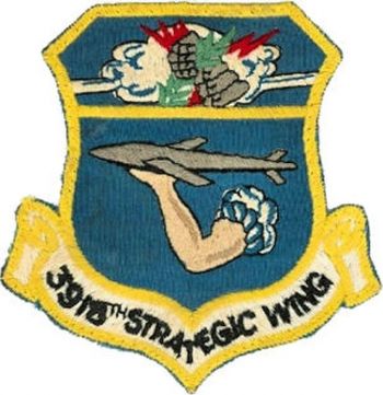 Coat of arms (crest) of the 3918th Strategic Wing, US Air Force
