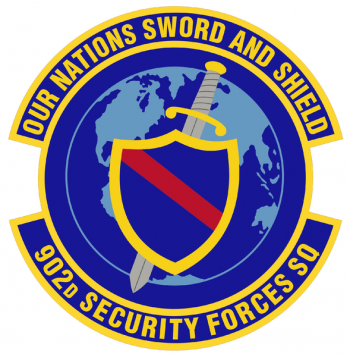 Coat of arms (crest) of the 902nd Security Forces Squadron, US Air Force