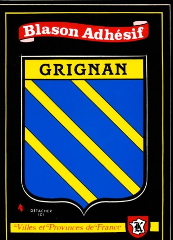 Blason de Grignan/Coat of arms (crest) of {{PAGENAME