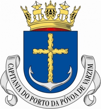 Coat of arms (crest) of the Harbour Captain of Póvoa de Varzim, Portuguese Navy