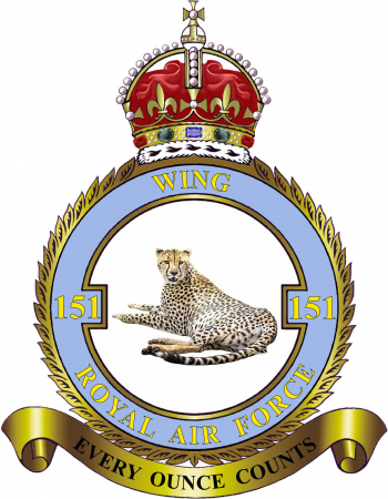 Coat of arms (crest) of No 151 Wing Headquarters, Royal Air Force