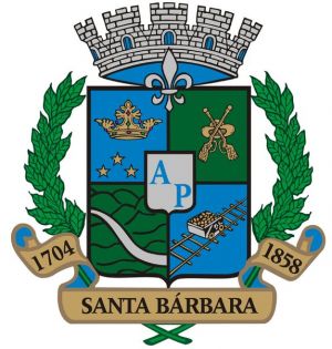 Brasão de Santa Bárbara (Minas Gerais)/Arms (crest) of Santa Bárbara (Minas Gerais)