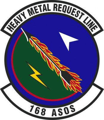 Coat of arms (crest) of the 168th Air Support Operations Squadron, Illinois Air National Guard
