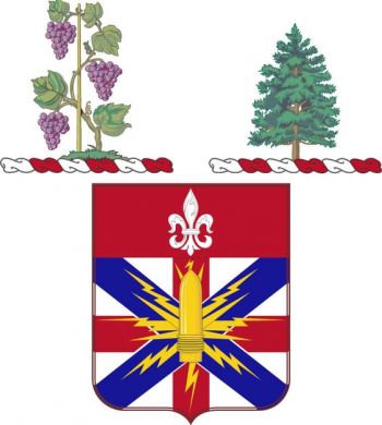 Coat of arms (crest) of the 203rd Field Artillery Battalion, Connecticut and Maine Army National Guards