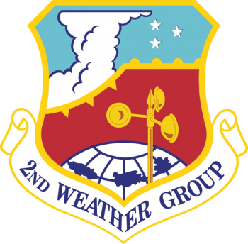 Coat of arms (crest) of the 2nd Weather Group, US Air Force