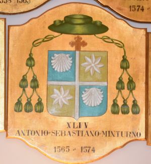 Arms (crest) of Antonio Minturno