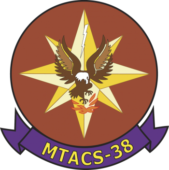 Coat of arms (crest) of MTACS-38 Fire Chickens, USMC