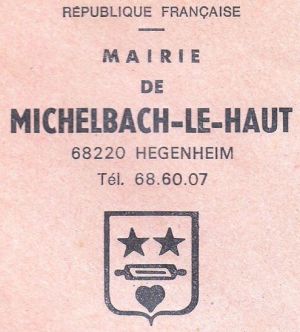 Blason de Michelbach-le-Haut