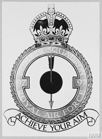 Coat of arms (crest) of the No 97 Bomber Squadron, Royal Air Force