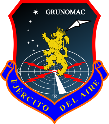 Coat of arms (crest) of the Northern Command and Control Group, Spanish Air Force