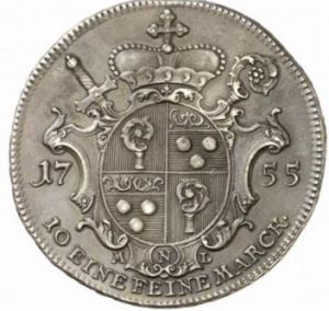 Arms (crest) of Johann Anton von Freyberg-Hopferau
